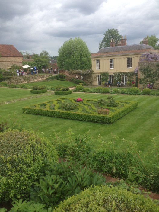 Parterre in the terraced garden at Chilworth Manor, Surrey