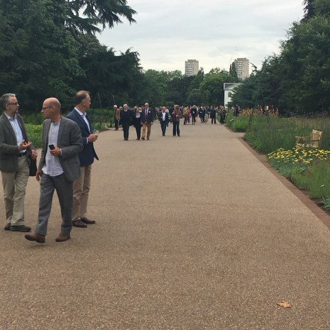 The evening opening of the Great Broad Walk Borders, Kew