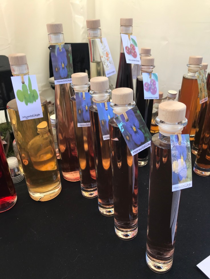 Delicious home made fruit liqueurs!